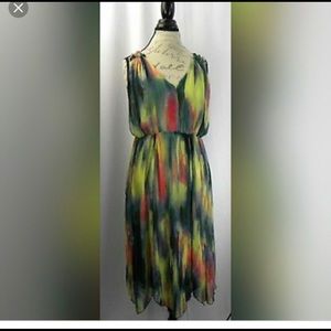 Vera wang multi colored dress